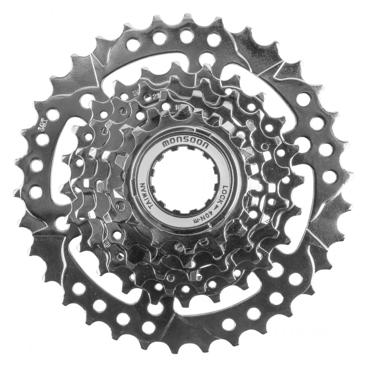 7-Speed Cassette Replacement — 11–34T (Silver) – Grava Adventure