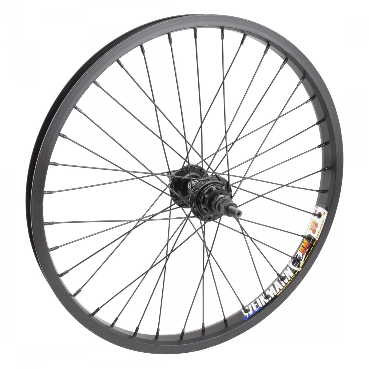 Wheel Master 20″ Alloy BMX Rear Wheel – Double Wall, 9T Driver