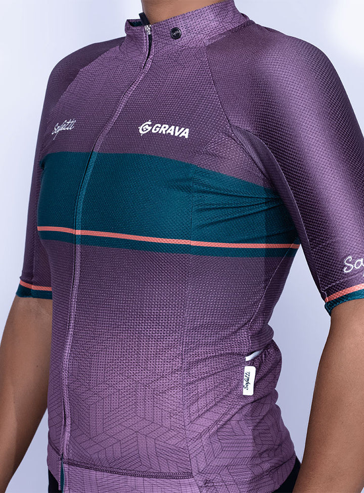Women's De Ronde Cycling Jersey - Grava Adventure Corporation