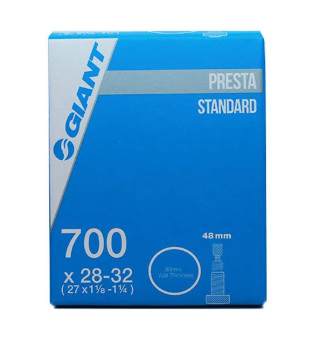 Giant 700 × 28–32 Presta Tube – 48 mm Threaded – Grava Adventure
