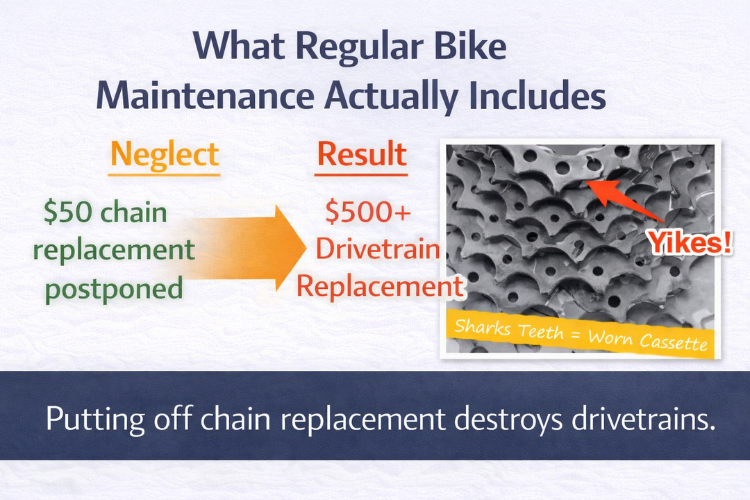 What Regular Bike Maintenance Actually Includes