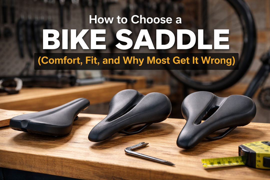 How to Choose a Bike Saddle (Comfort, Fit, and Why Most Get It Wrong)