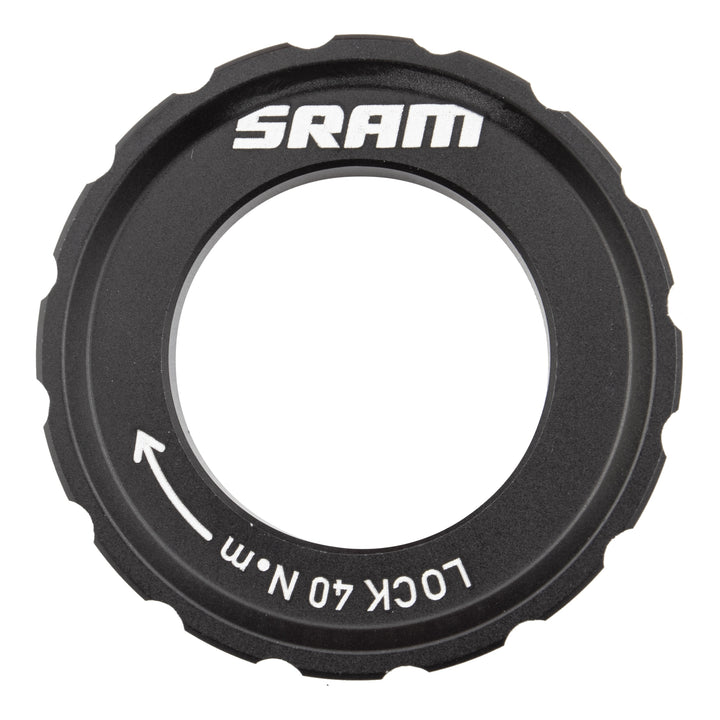 SRAM Centerlock Disc Brake Lockring – External Spline – Black