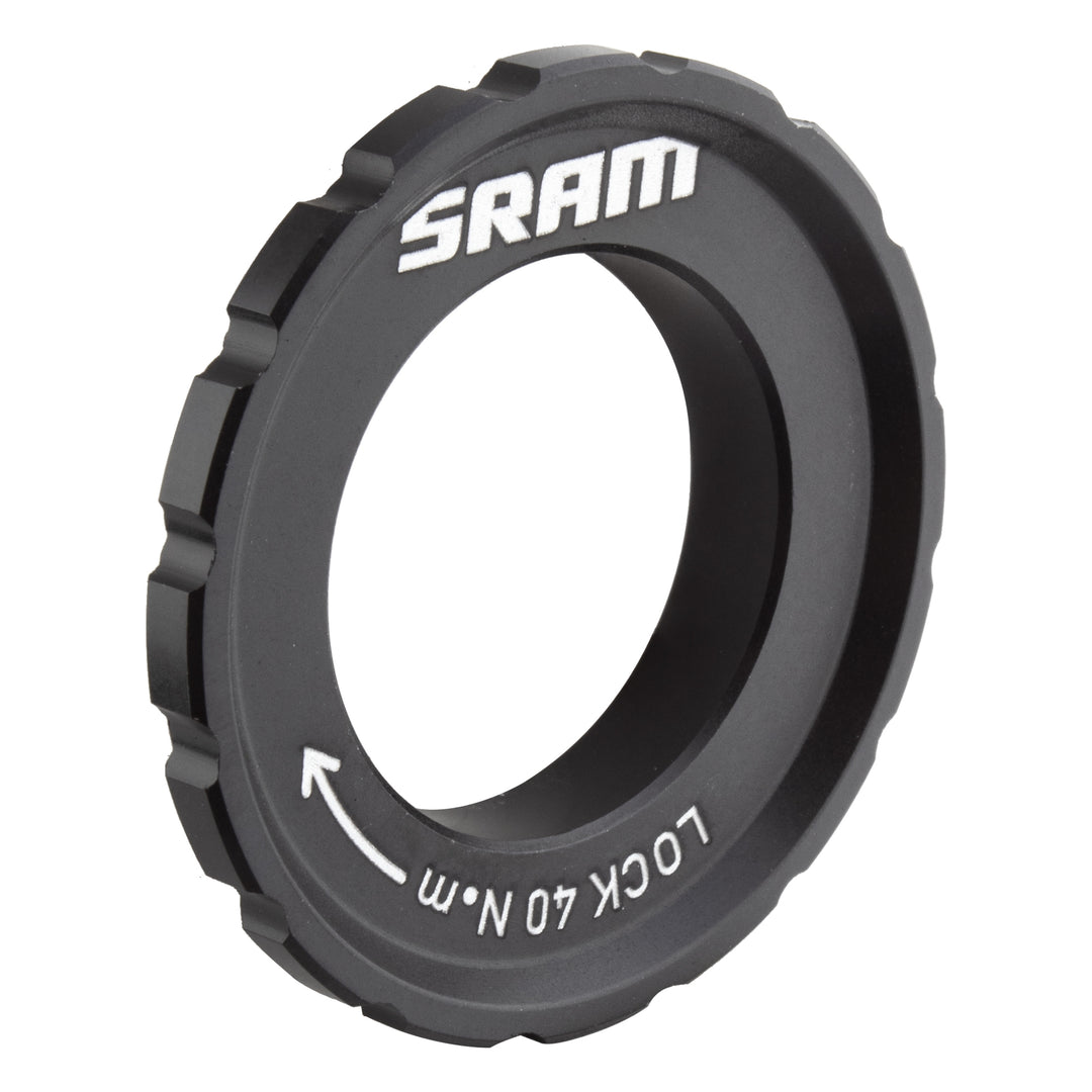 SRAM Centerlock Disc Brake Lockring – External Spline – Black