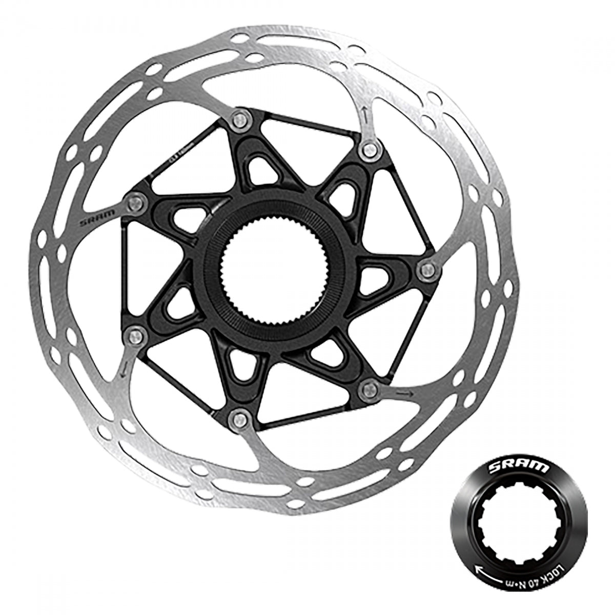 SRAM Centerline X Rotor 160mm、140mm 2枚組 SRAM CenterLine X Rotor 160mm CenterLock 2-Piece – Grava Adventure