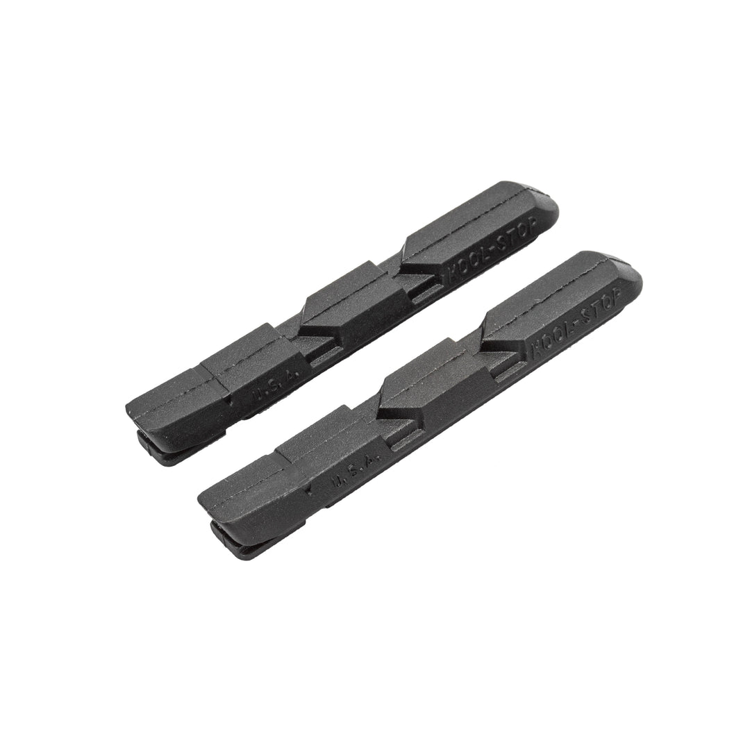 Kool-Stop V-Brake Pad Inserts – Shimano Style – Rim Friendly – Black