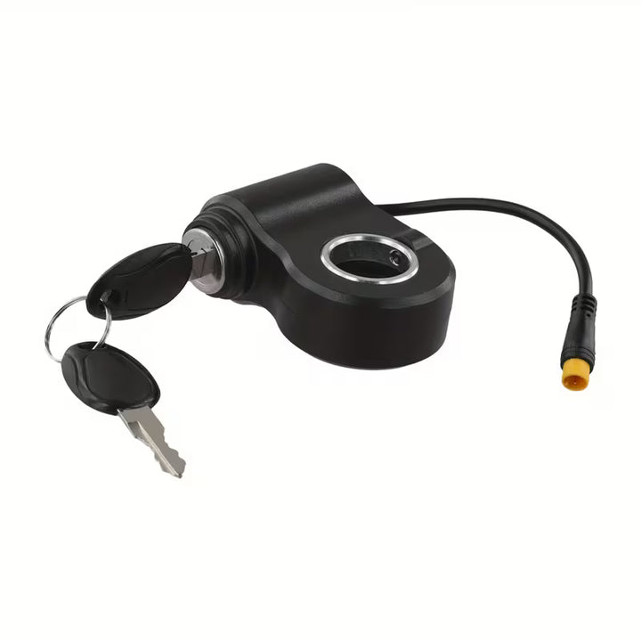 Kukirin G2 Pro Electric Scooter Throttle Assembly with Key Lock – 3-Pin – Black