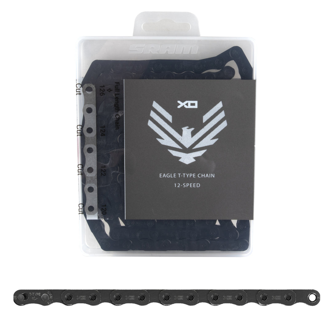 SRAM Eagle X0 T-Type Chain – 12-Speed | 126 Links · T-Type Flattop