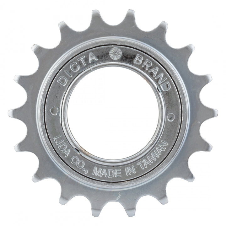 Sunlite Easy Off (EO) Single Speed Freewheel — 18T × 3/32", Chrome