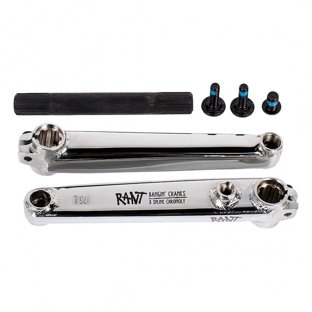Rant Bangin 8 BMX Crankset 175mm 19mm | 4130 Chromoly 8-Spline