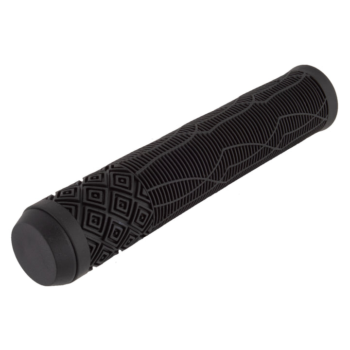 BlackOps Long Johns BMX Grips — 166mm Flangeless, Black