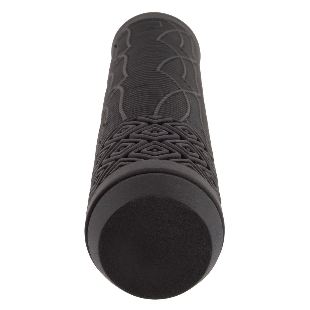 BlackOps Long Johns BMX Grips — 166mm Flangeless, Black