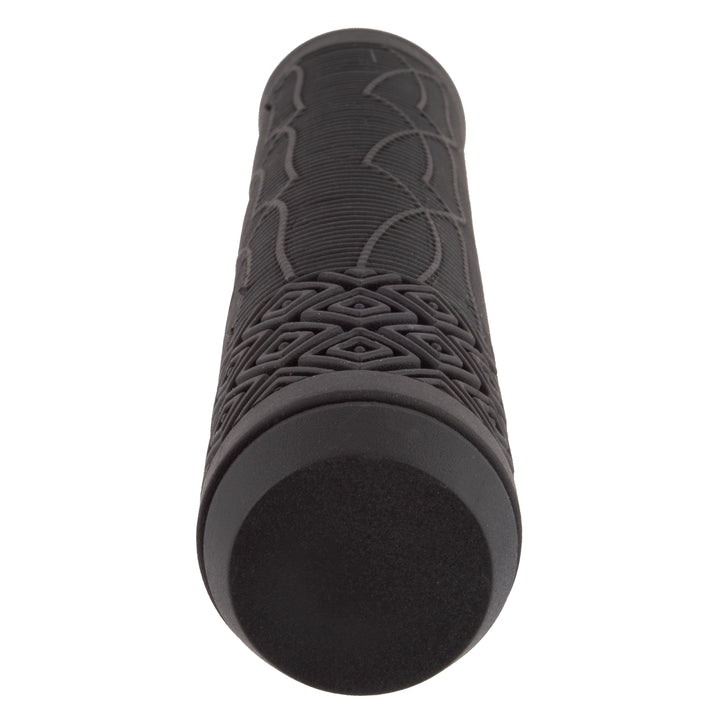 BlackOps Long Johns BMX Grips — 166mm Flangeless, Black