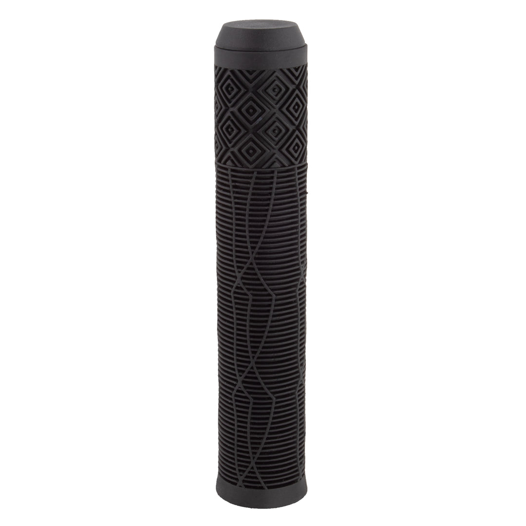 BlackOps Long Johns BMX Grips — 166mm Flangeless, Black