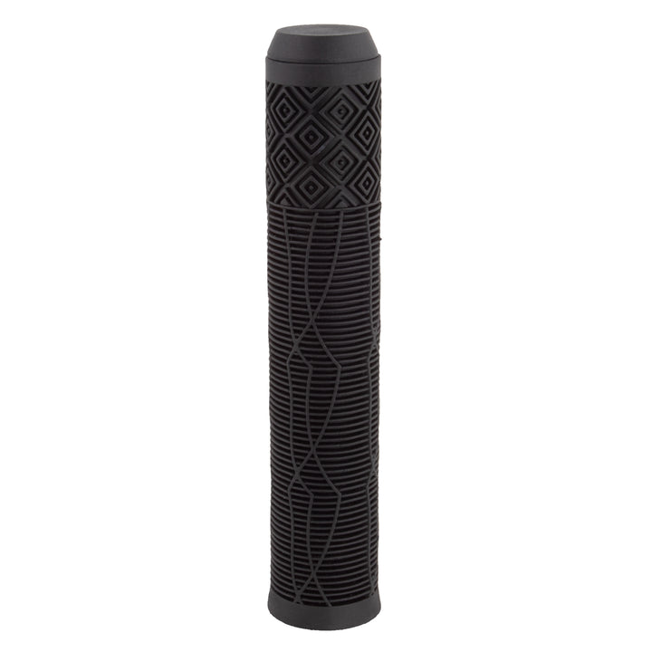 BlackOps Long Johns BMX Grips — 166mm Flangeless, Black