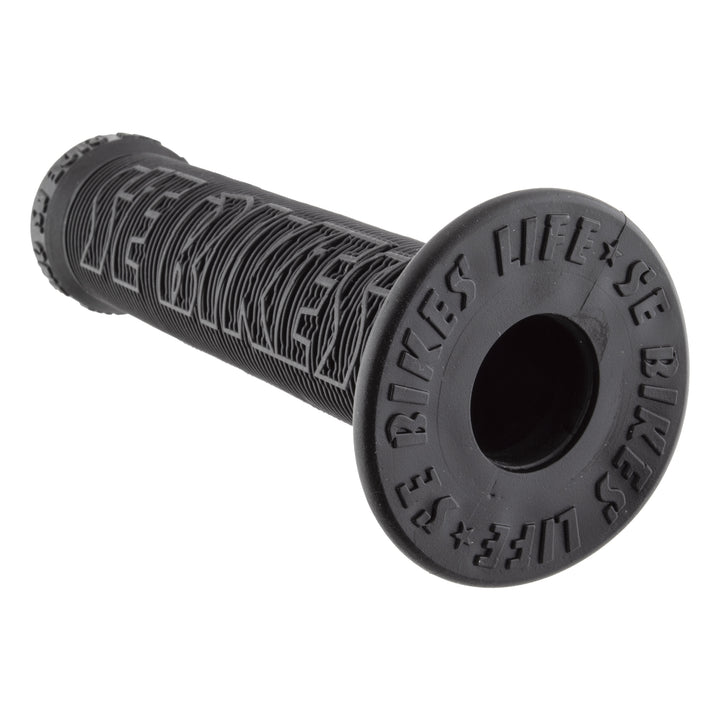 SE Bikes Bike Life BMX Grips — Flanged, 138mm, Black