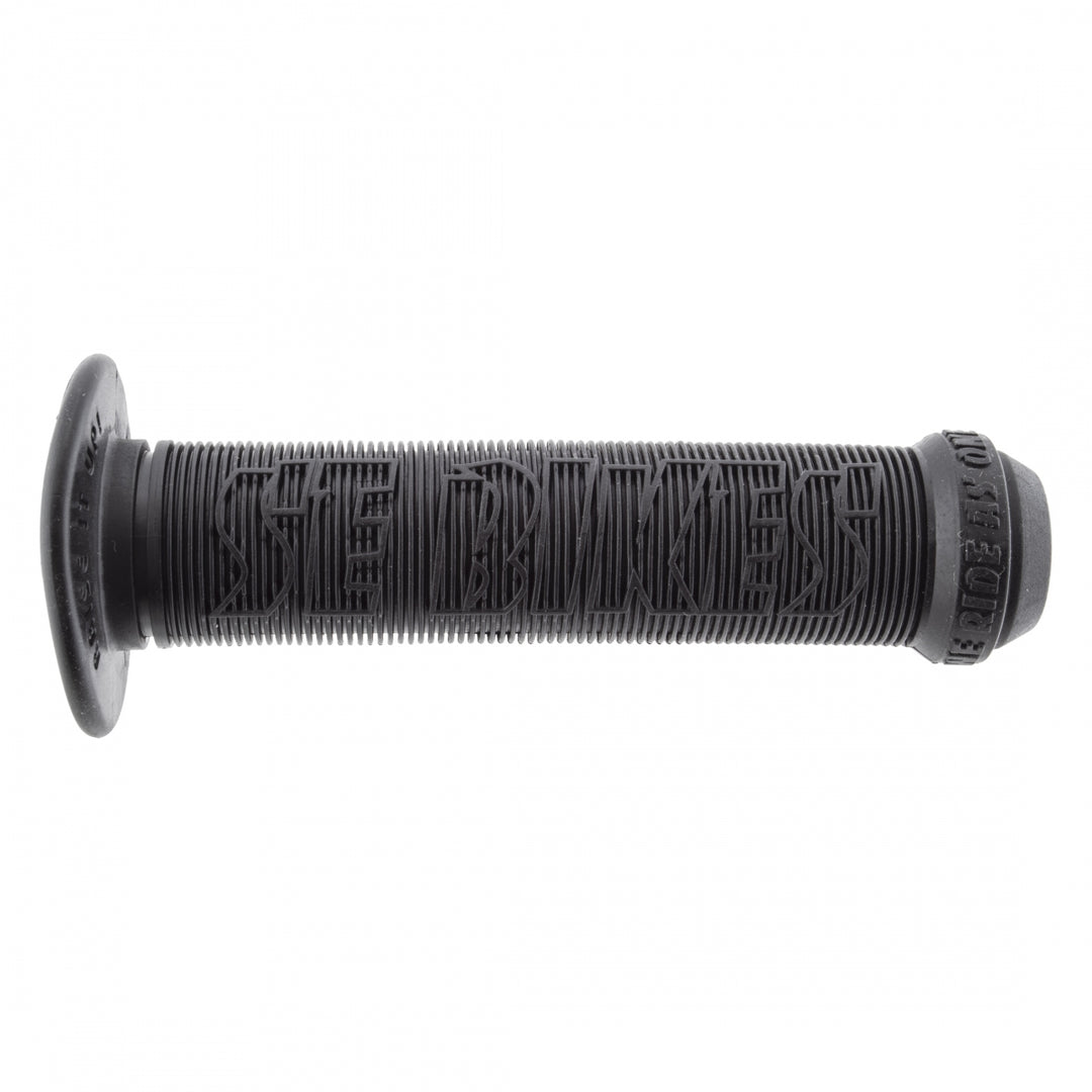 SE Bikes Bike Life BMX Grips — Flanged, 138mm, Black