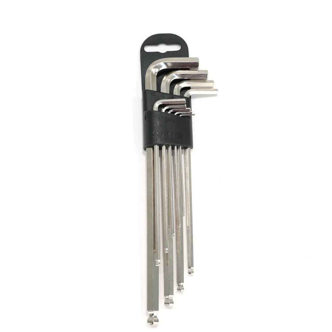 Unior Long Ball End Hex Wrench Set 9pc 1.5-10mm
