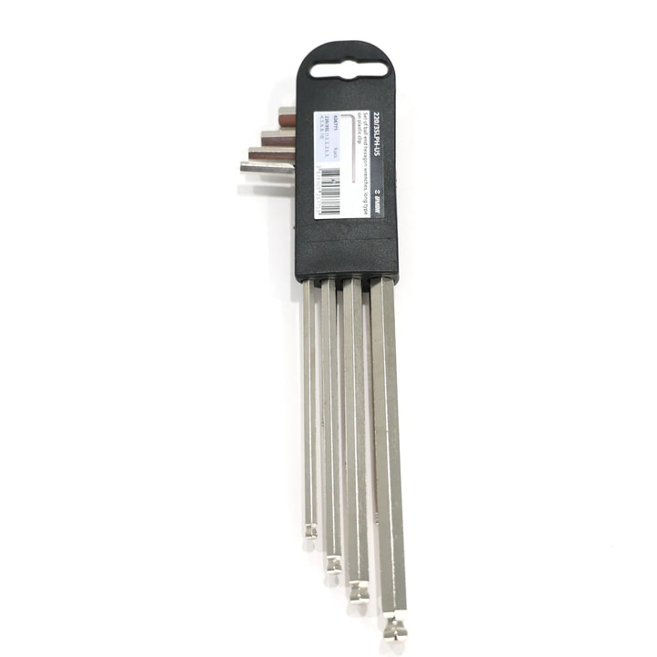 Unior Long Ball End Hex Wrench Set 9pc 1.5-10mm