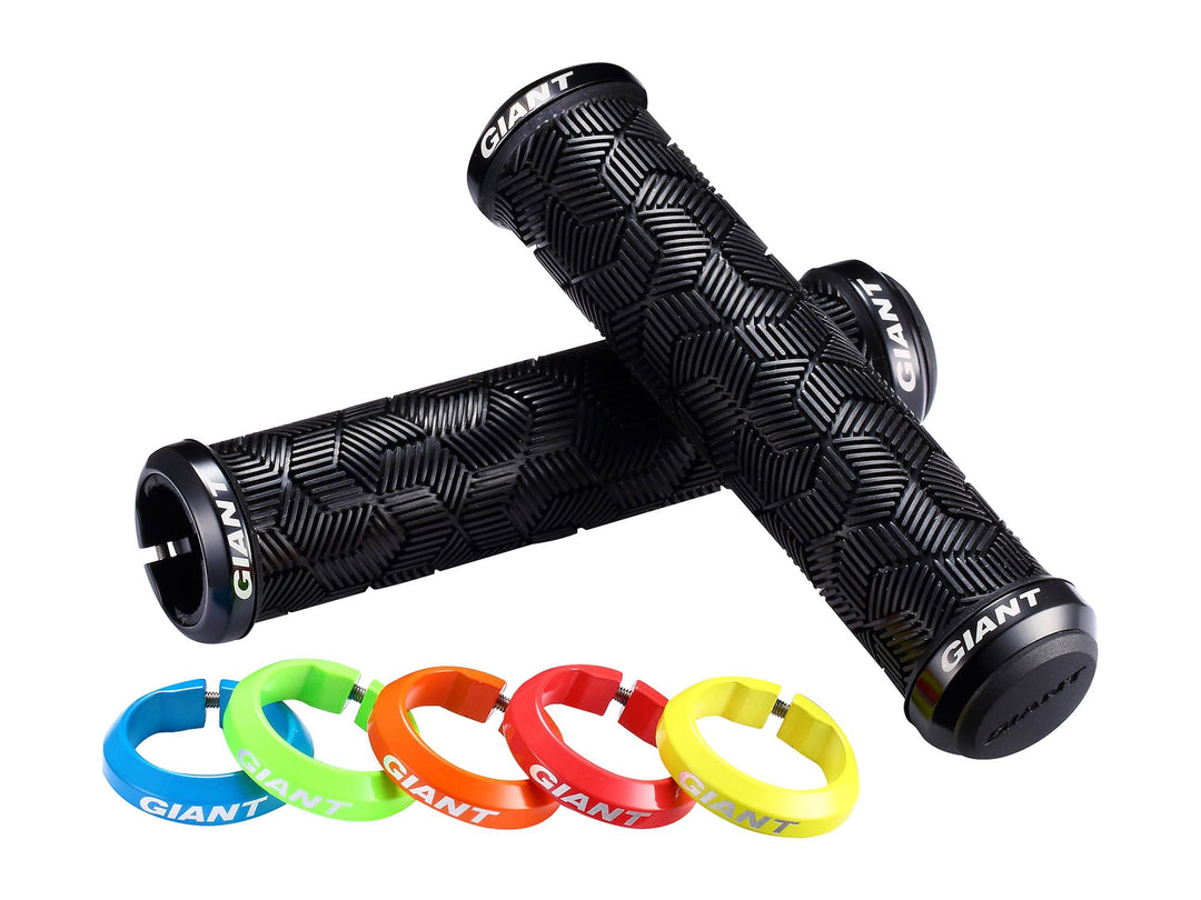 Giant GNT Tactal Double Lock-On Grips – 135mm – Black/Black – Dual Clamp