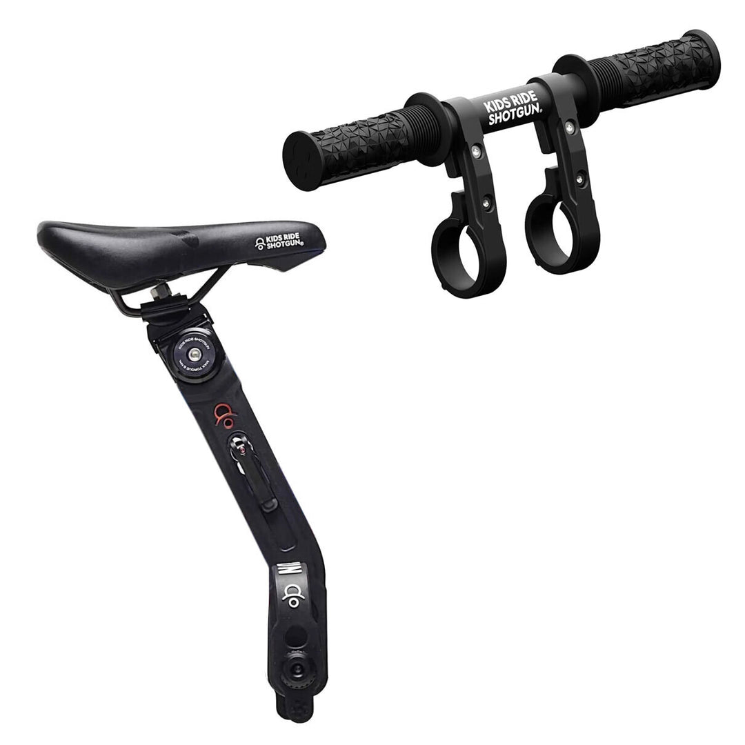 Kids Ride Shotgun 2.0 Child Seat & Handlebar Combo – Frame Mount, Quick Release, Up to 60 lb