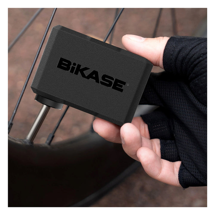 BiKase Nano E Digital Electric Bike Pump – 120 PSI, Presta/Schrader, Rechargeable