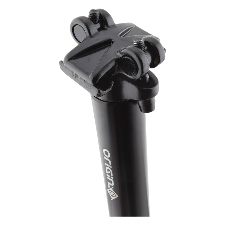 Origin8 Pro Fit Seatpost 31.6mm x 400mm – Zero Setback – Black