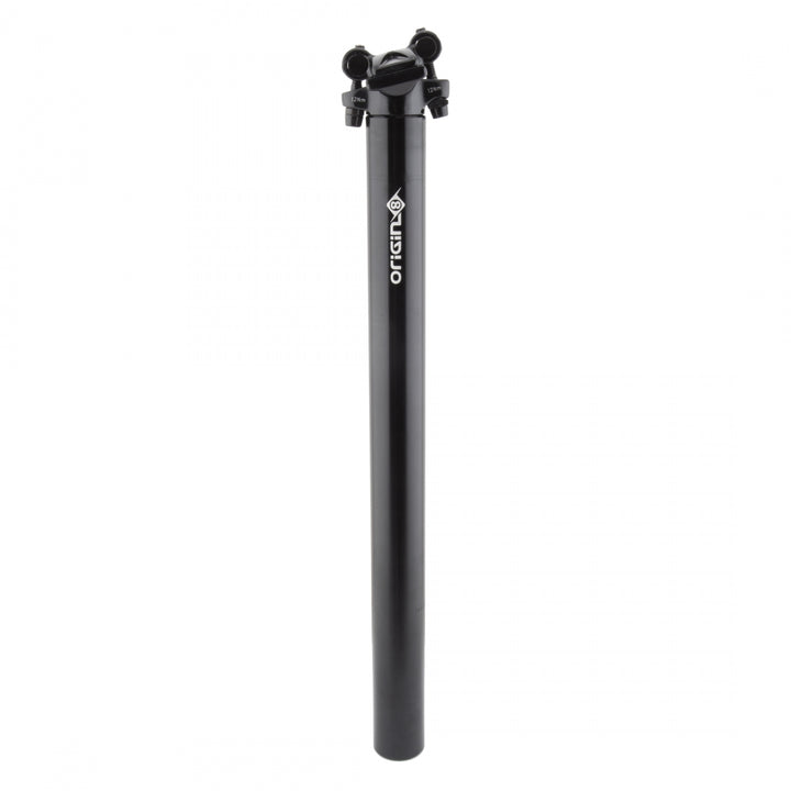 Origin8 Pro Fit Seatpost 31.6mm x 400mm – Zero Setback – Black