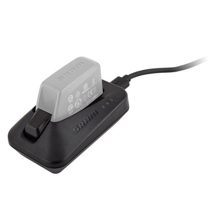 SRAM eTap AXS Battery Charger & USB-A Charging Cord | 1-Port Charger | Battery Not Included