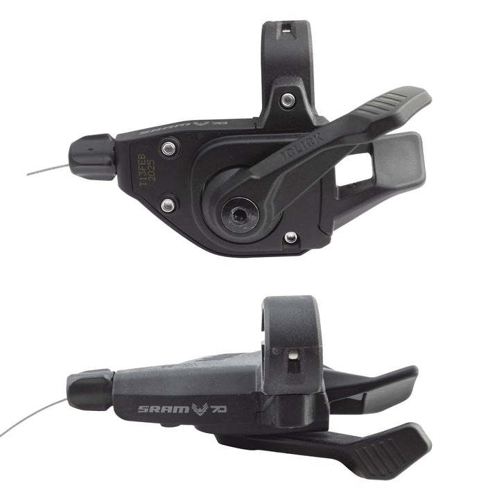 SRAM Eagle 70 T-Type Trigger Shifter — 12-Speed, Right Hand, Integrated Clamp, Black