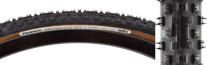 Panaracer GravelKing EXT Plus Tire – 700 × 38 | Tubeless Ready