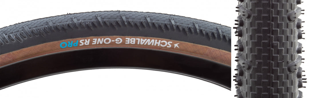 schwalbe gravel bike tires Schwalbe G-One RS Pro Tire — 700 x 45 Tubeless Ready Folding