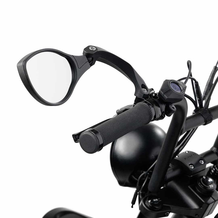 BiKASE Handlebar Mirror Adjustable Bar Mount Black