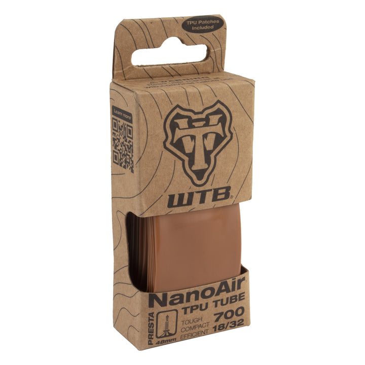 WTB NanoAir TPU Inner Tube – 700 × 18–32 | 48 mm Presta Valve