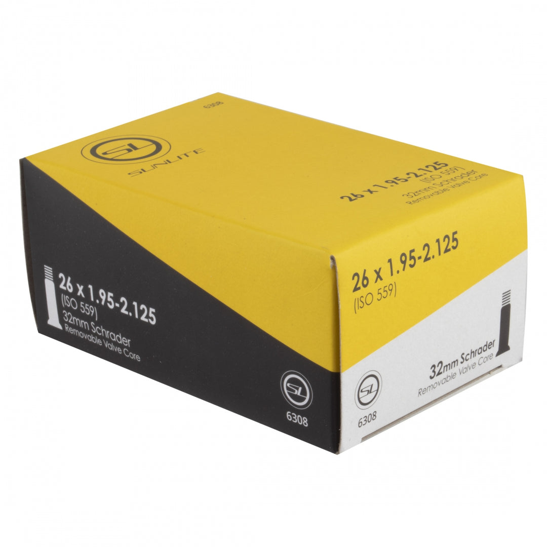 Sunlite 26 x 1.95-2.125 Schrader Tube 32mm Valve