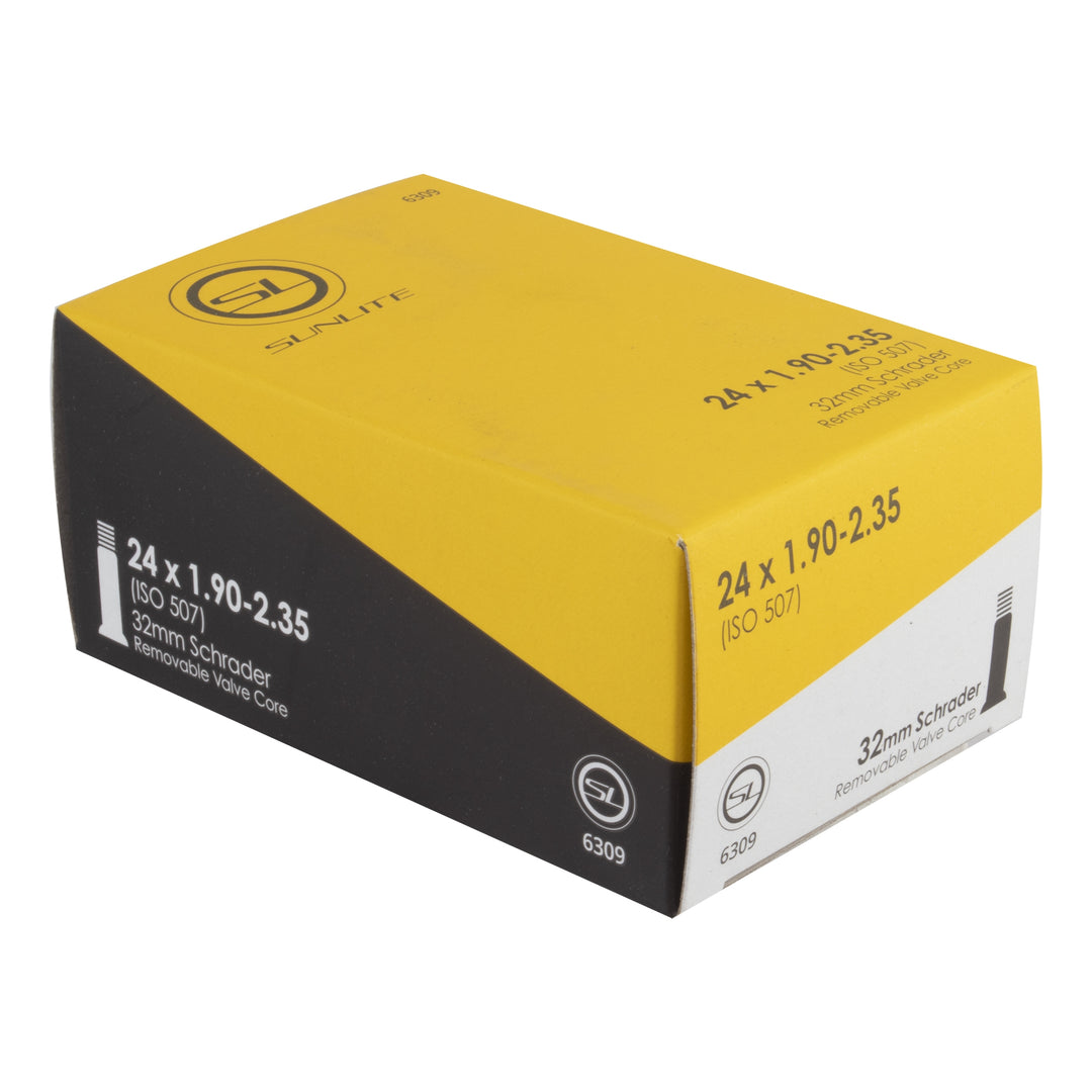 Sunlite Inner Tube – 24 × 1.90–2.35 | 32 mm Schrader Valve
