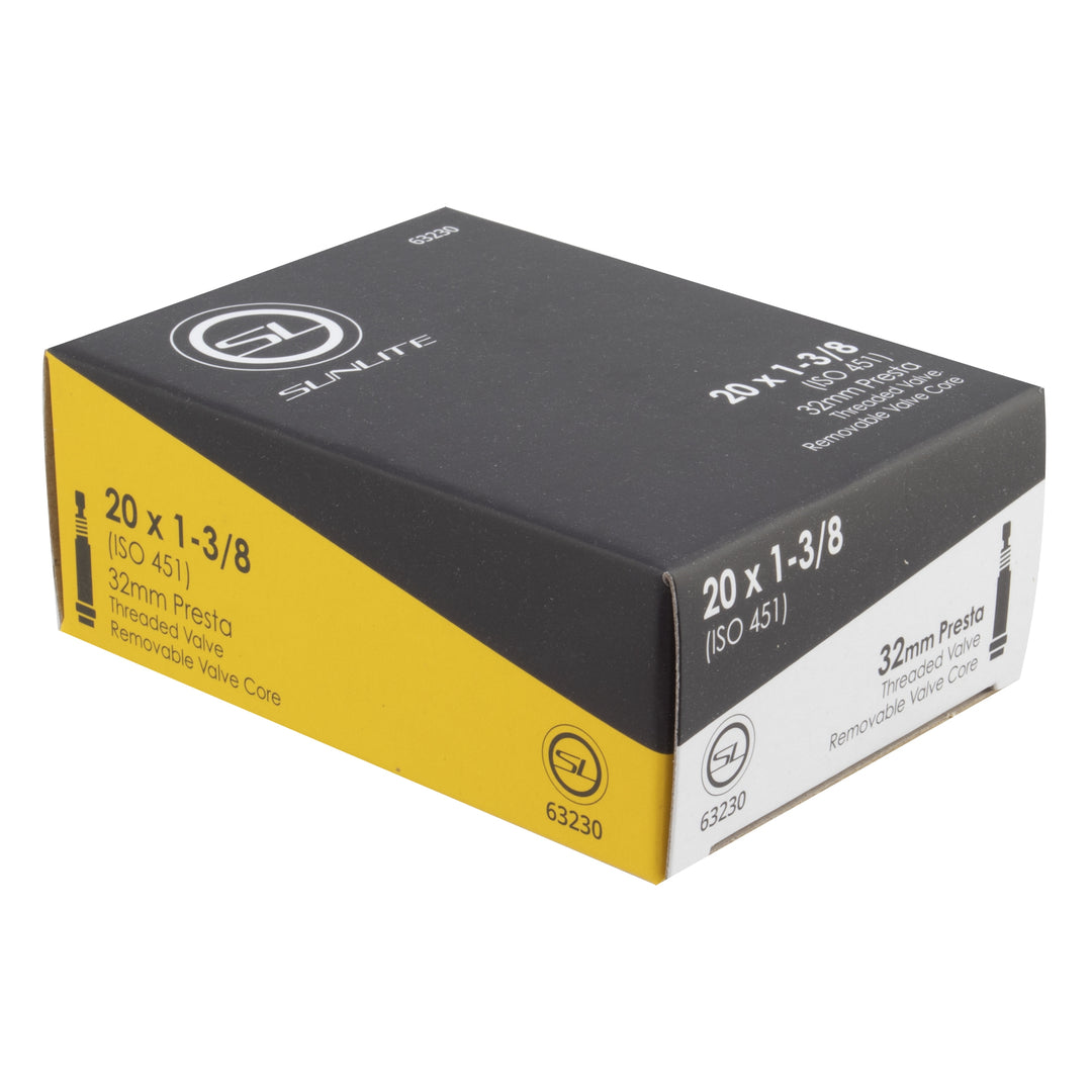 Sunlite Inner Tube – 20 × 1-3/8 (451 × 32) | 32 mm Presta Valve