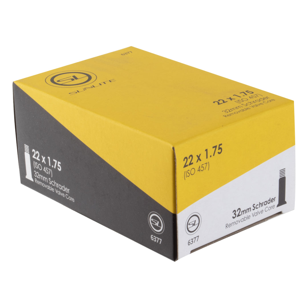 Sunlite Inner Tube – 22 × 1.75 | 32 mm Schrader Valve