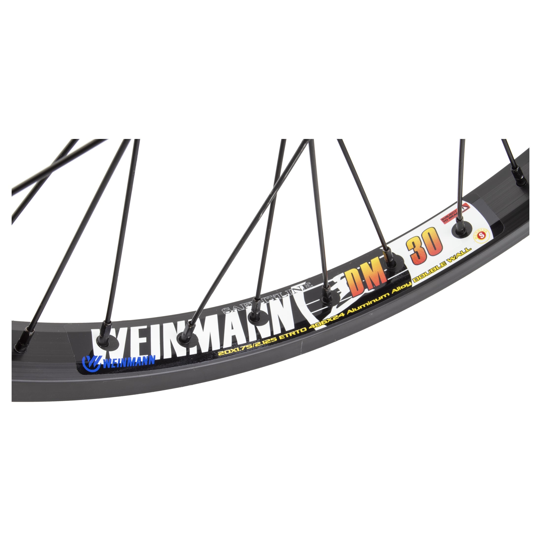 Wheel Master 20″ Alloy BMX Rear Wheel – Double Wall, 9T Driver