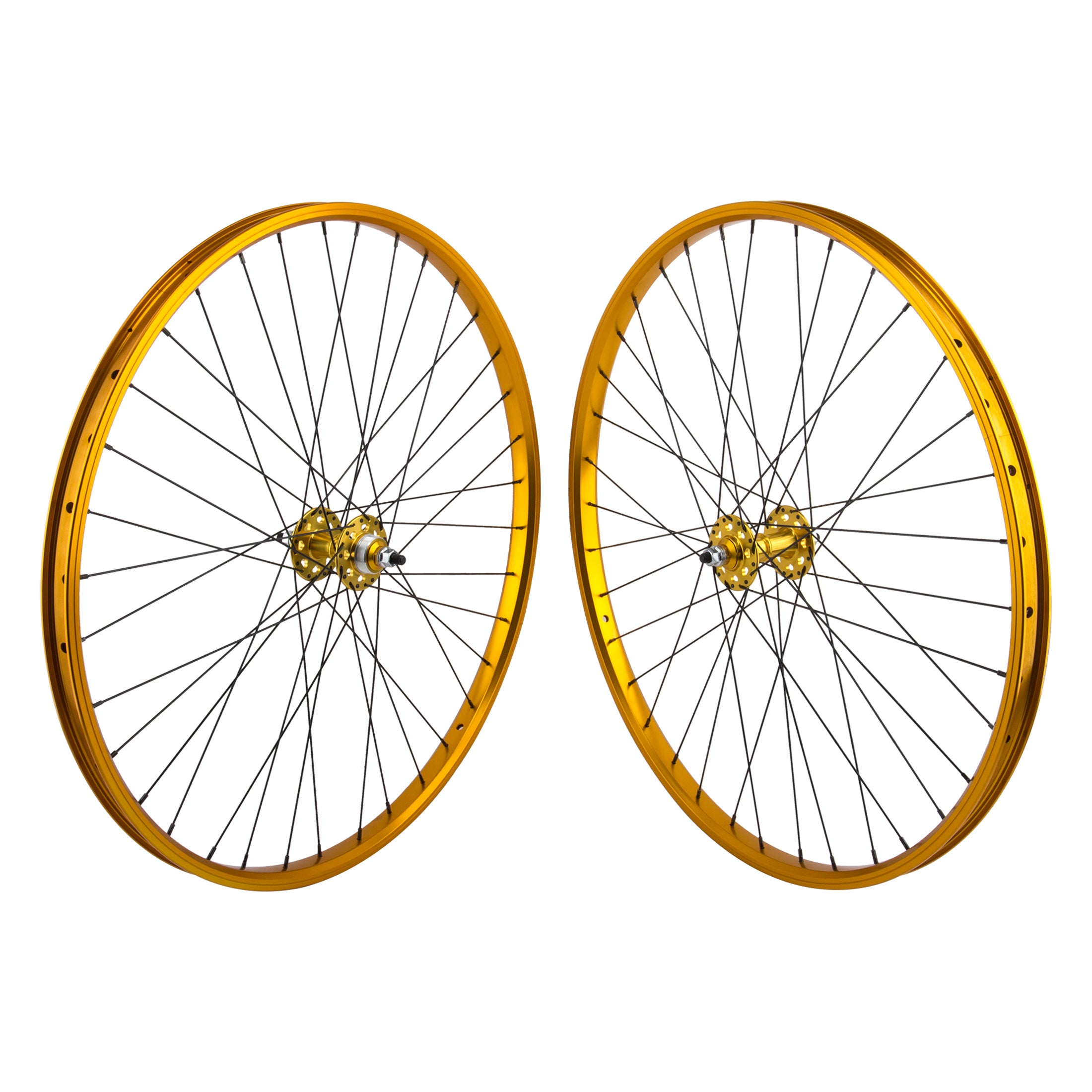 Se Bike Rims SE Bikes 29in Wheel Set – J24SG Rims – Sealed Hubs – Gold – Rim Brake ...