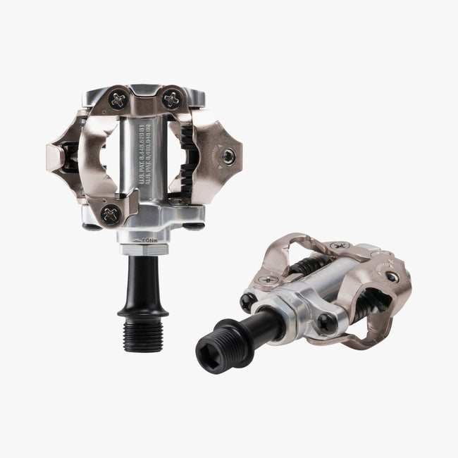 Shimano PD-M540 SPD Clipless Pedals | Silver | SM-SH51 Cleats Included