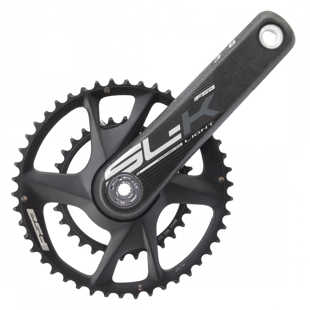 FSA SL-K Modular BB386EVO Carbon Crankset – 2x – 175mm – Grava