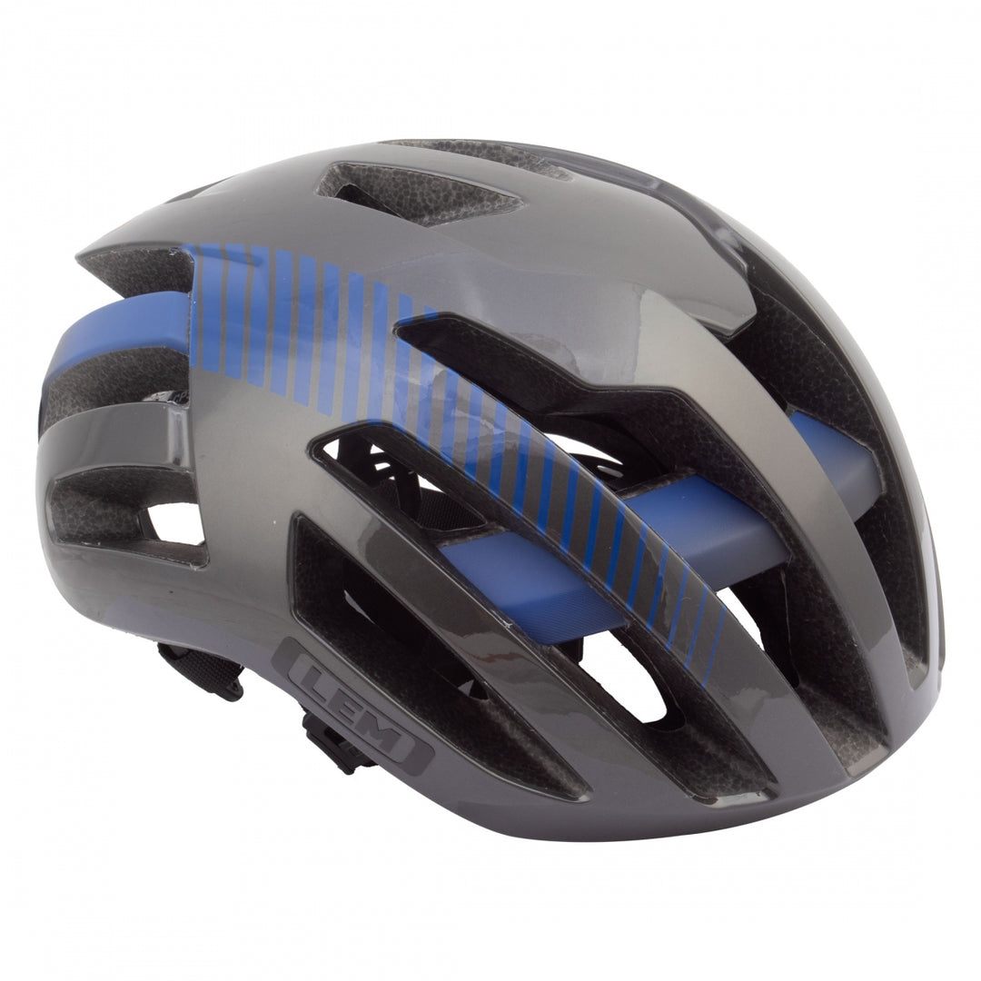 amazon men's road bike helmet LEM Cipressa Road Helmet Blue / M