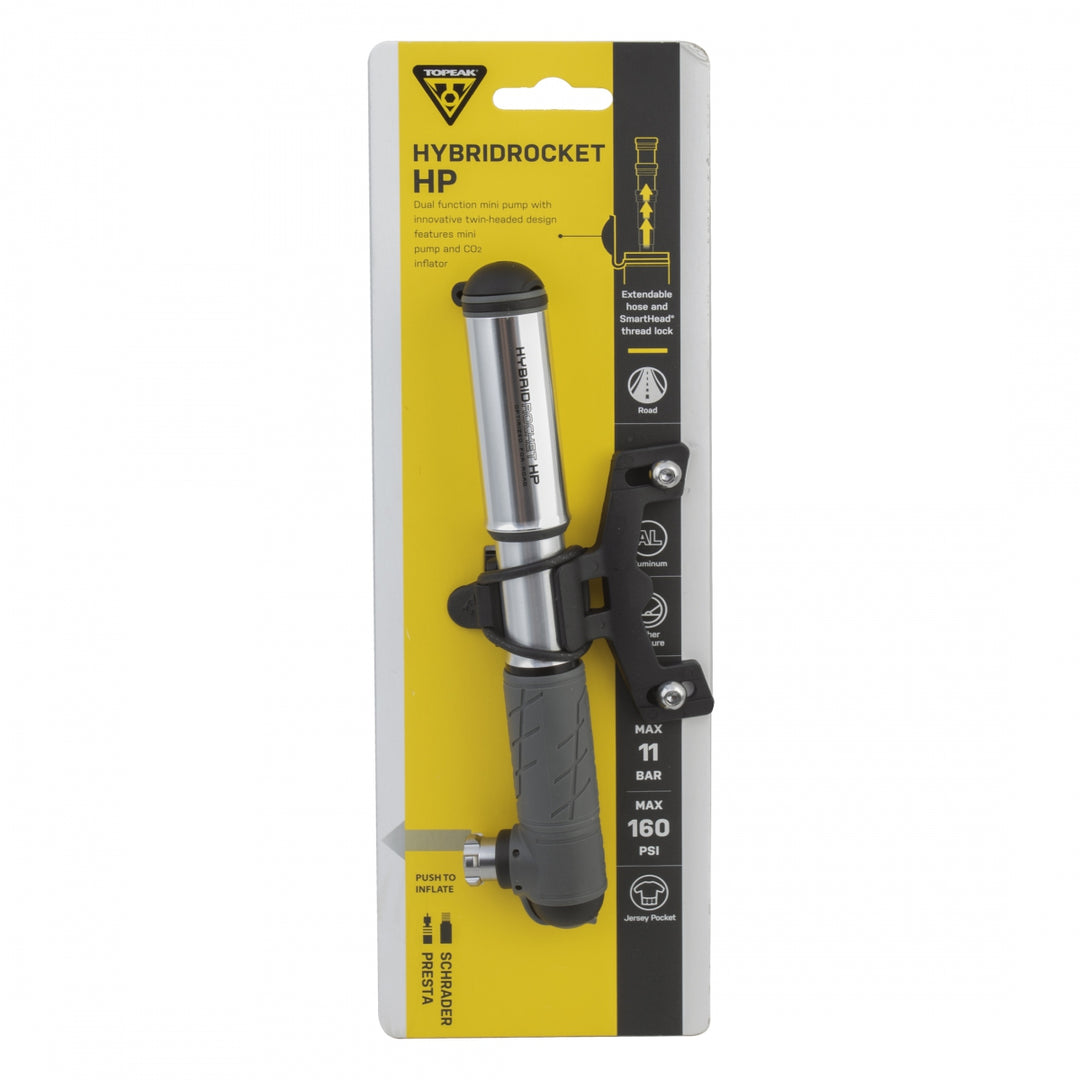 Topeak Mini Hybrid Rocket HP SL Mini Pump + CO2 Inflator