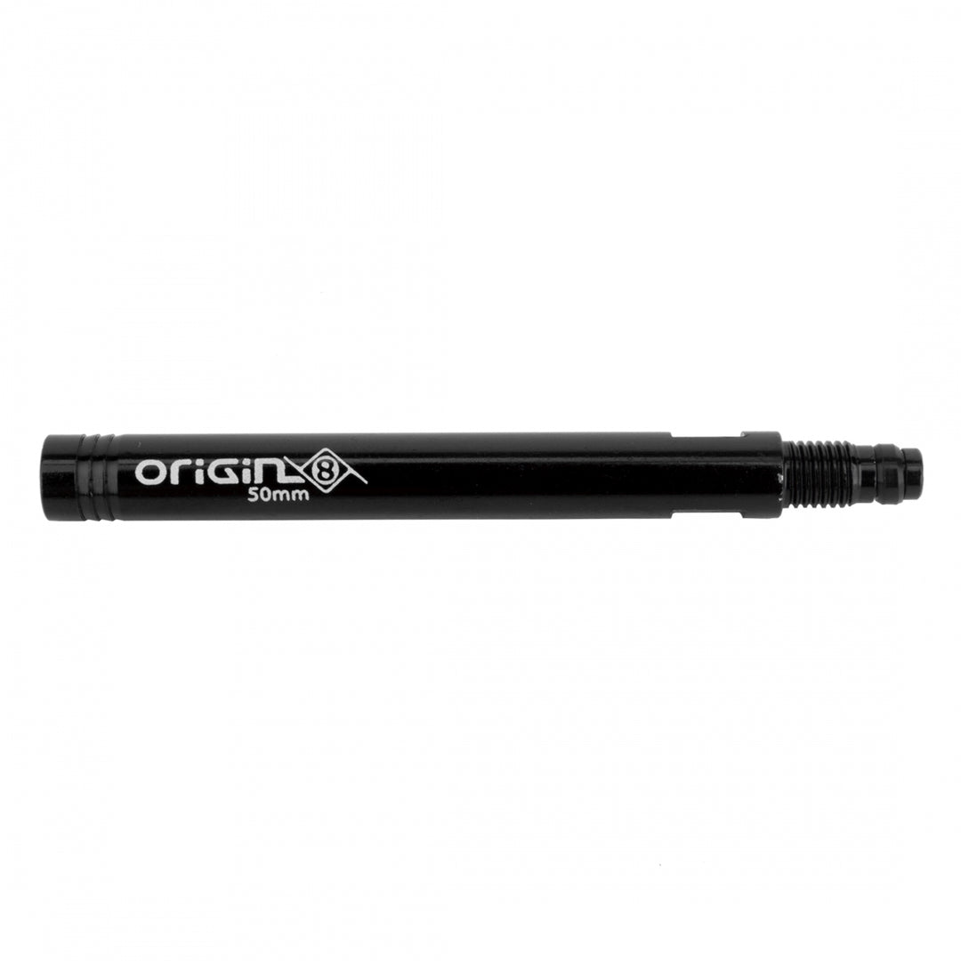 Origin8 Integrated Presta Valve Extender – 50mm – AL6061 Alloy – Black