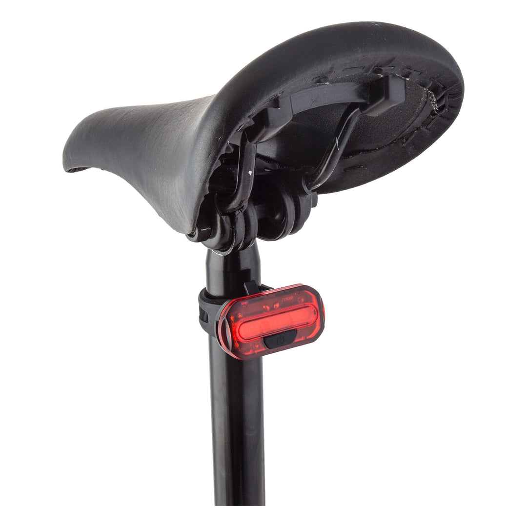 Sunlite Ion Combo Bike Light Set – 32/8 Lumens, Silicone Strap Mount, CR2032