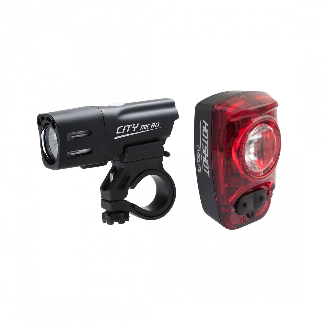 Cygolite City Micro 1200 / Hotshot 180 USB-C Bike Light Set