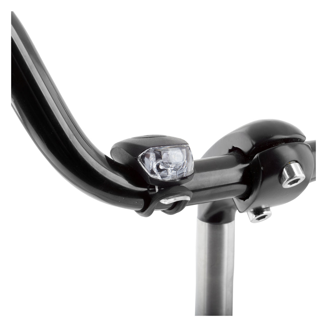 Sunlite Griplite HL-L210 / TL-L210 Bike Light Set – Silicone Strap Mount, 2 Modes, CR2032