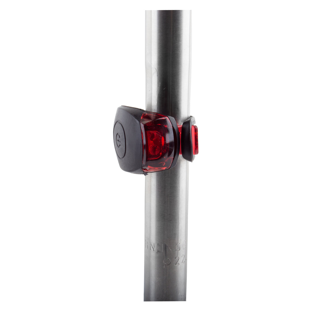 Sunlite Griplite HL-L210 / TL-L210 Bike Light Set – Silicone Strap Mount, 2 Modes, CR2032