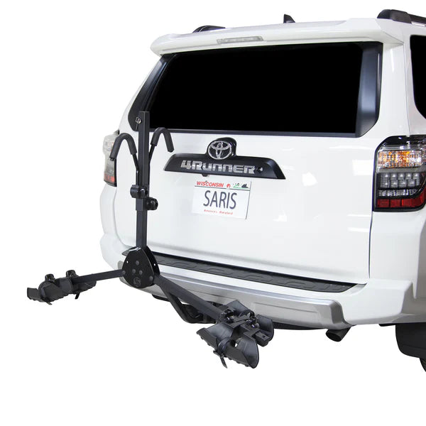 Saris All Star 2-Bike Hitch Rack – Tray Style, 1.25" & 2" Receiver, 45 lb Capacity